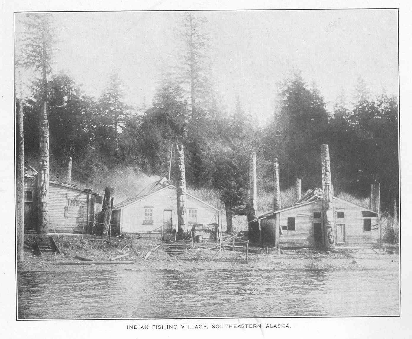 Photo of Old Kasaan, Prince of Wales Island, Southeastern Alaska, USA
